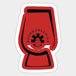 Bourboneering Logo Sticker